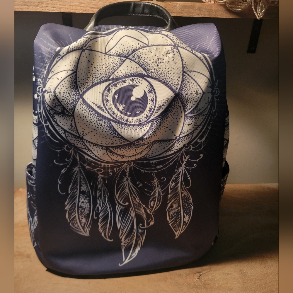 Dreamcatcher Design Blue Backpack